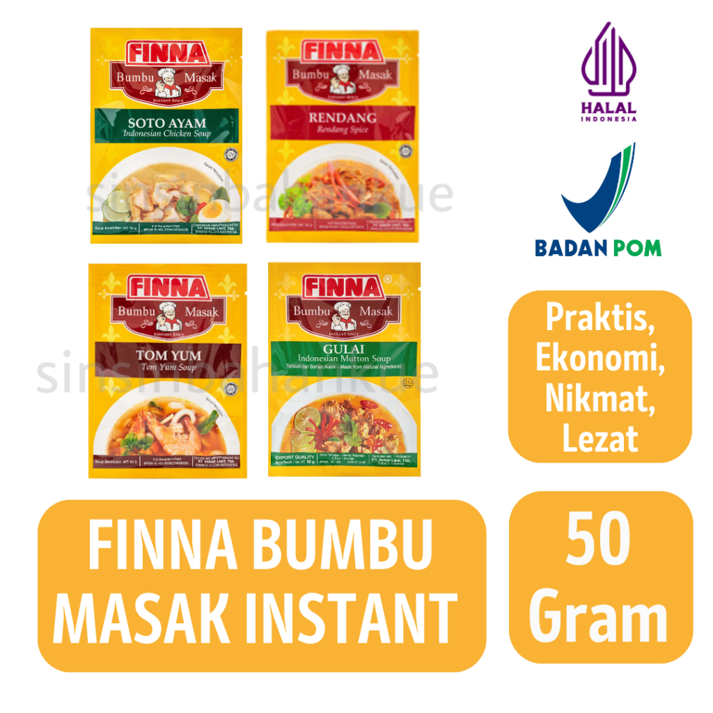 

Bumbu Masak Instan Finna [50 Gram]