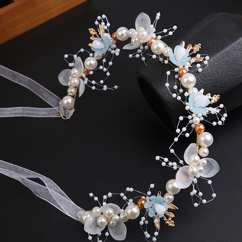 HEADPIECE FLOWER CROWN / HEADPIECE BUNGA MUTIARA