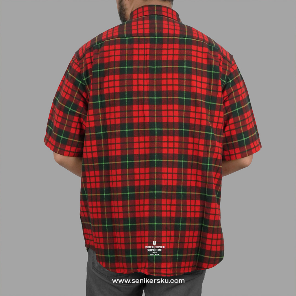 Supreme Undercover Flannel Shirt Red Plaid