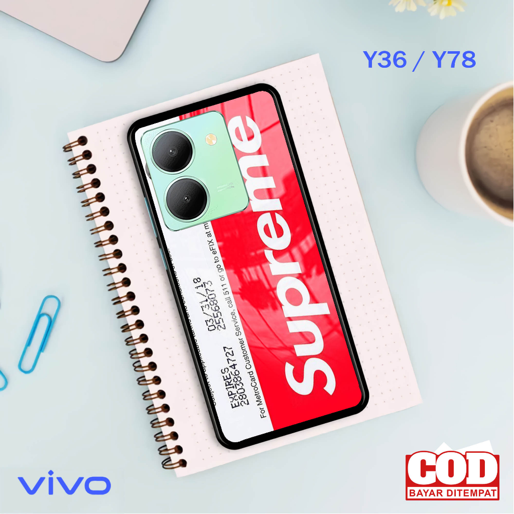 Softcase Kaca VIVO Y36 & Y78  - Case Handphone VIVO Y36 & Y78[T13]