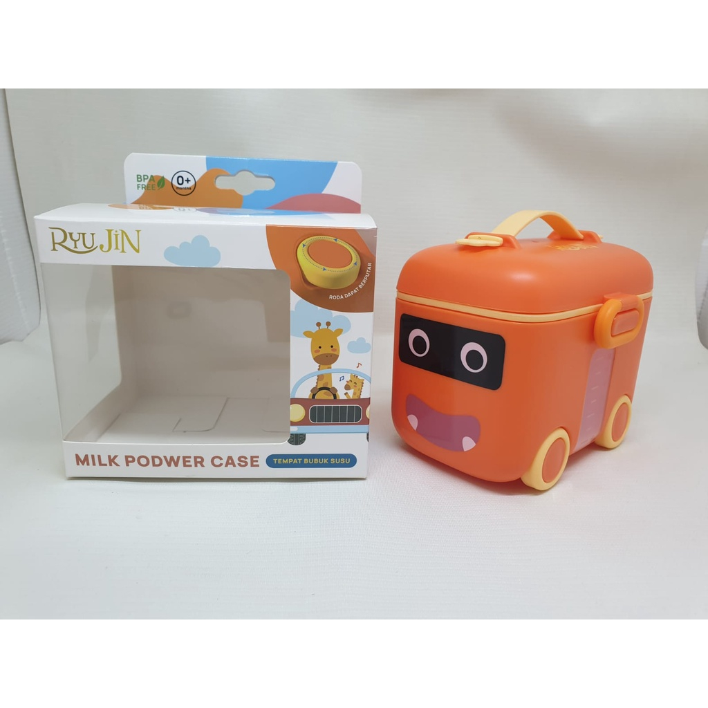 RYU JIN MILK POWDER CASE CAR (MOBIL) RJ-018 TEMPAT SUSU BUBUK BAYI MODEL MOBIL