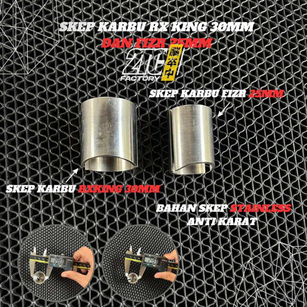 SKEP KARBUTATOR RXKING 30MM FIZR 25MM SKEP CARBURATOS RX KING SKEP CARBURATOR FIZR