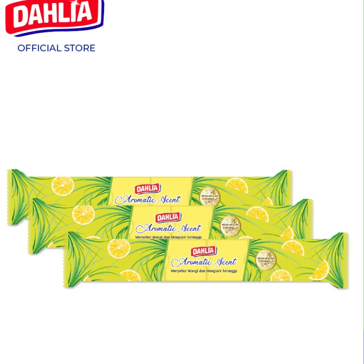 ❤️ MEMEY ❤️ DAHLIA Aromatic Scent Yellow | Pengusir Serangga Dan Nyamuk