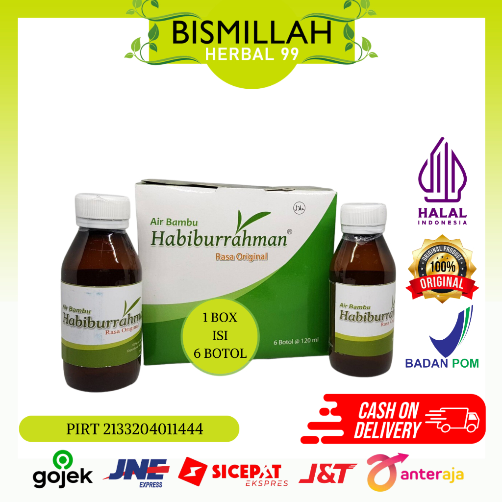 

Air Bambu Habiburrohman 120ml | Minuman Herbal Alami Meredakan Sakit