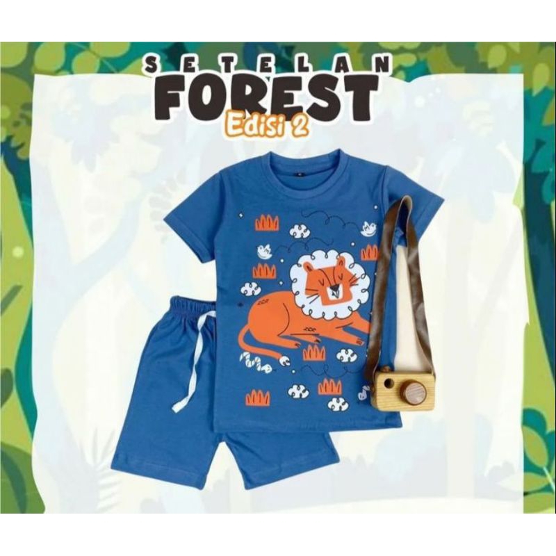 SETELAN FOREST SABLON PINEAPPLE