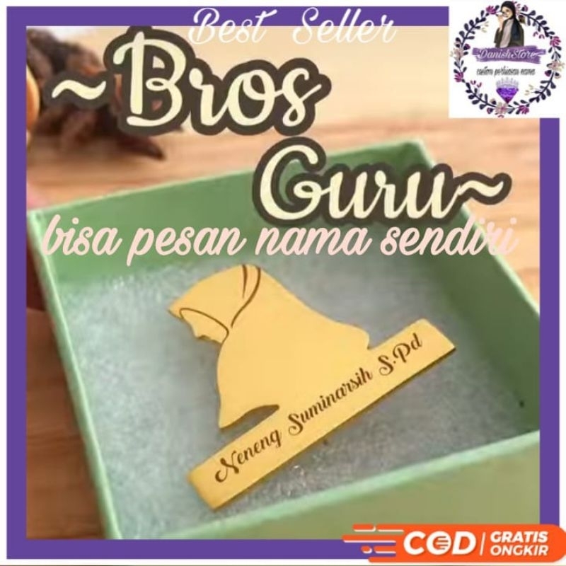 Bros Nama guru Custom/Bros Nama Hijab/Bros Model Terbaru
