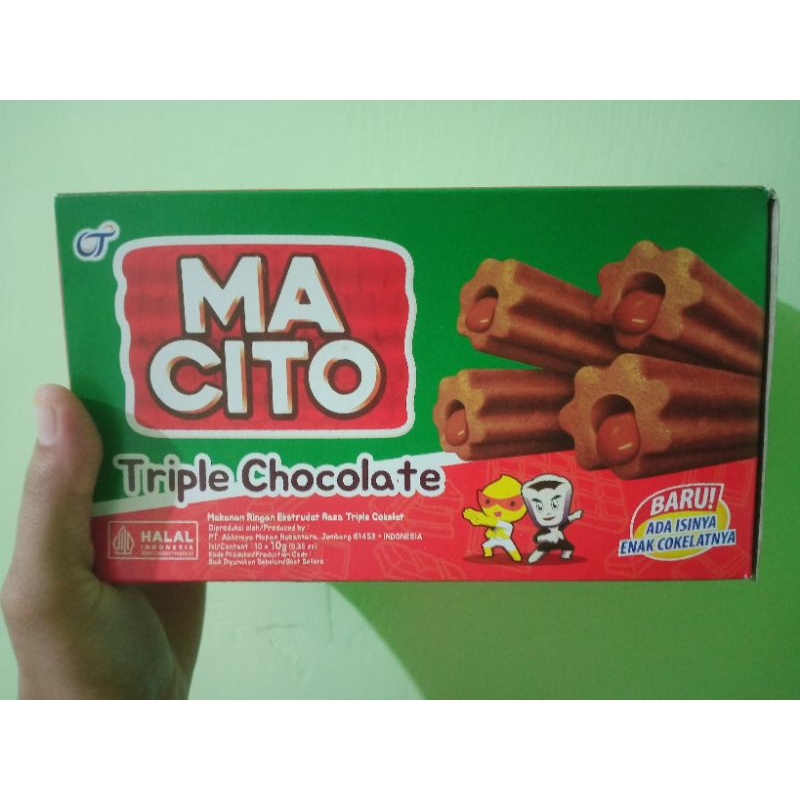 

Macito Triple Chocolate ( 11g x 10pcs )