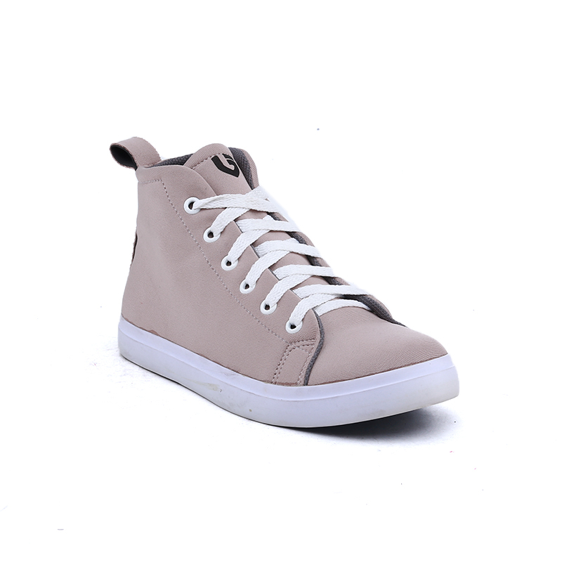 Sepatu Anak Perempuan Sneakers Cream Semi Boots Krem