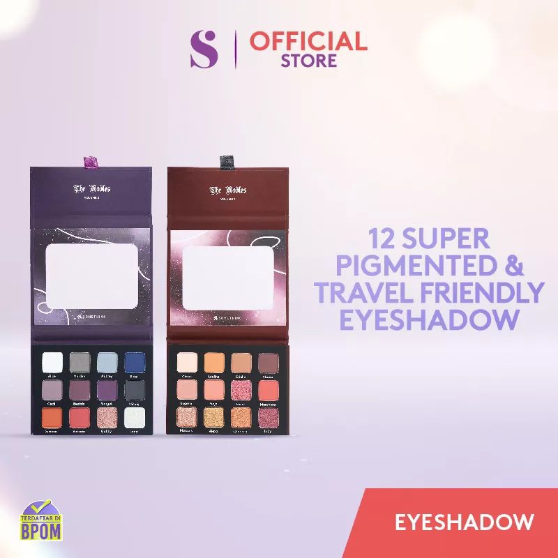 Pocket Palette. Eyeshadow Mini Palette. Eyeshadow. Somethinc The Nobles Pro Pocket Eyeshadow Palette