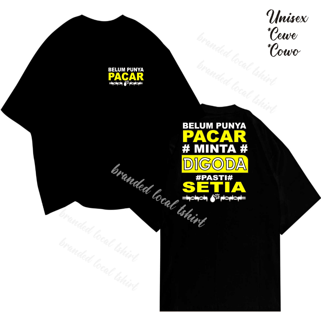 Terviral Kaos dtf belm punya pacar KAOS MURAH  Kaos Putih Hitam Kaos Terlaris No 1 Promo Diskon