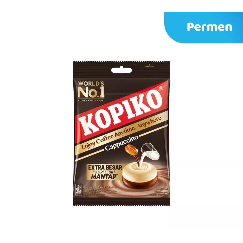 Kopiko Coffee &amp; Cappucinno Candy | Isi 50 Butir @ 3.5 Gr