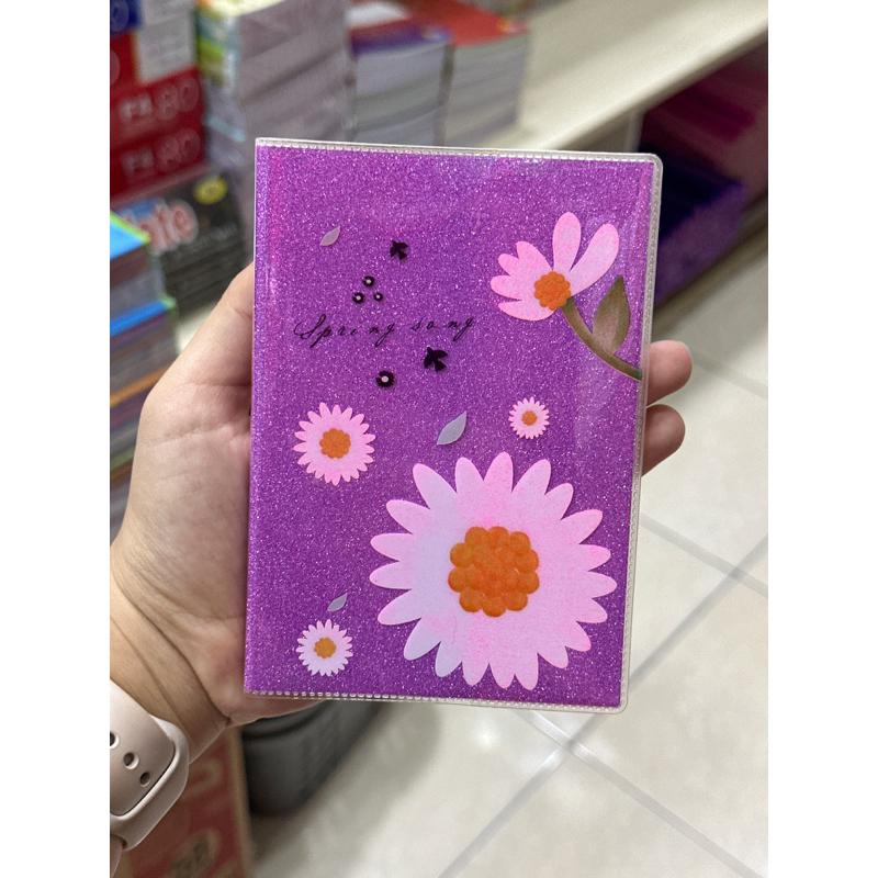 notebook glitter mini