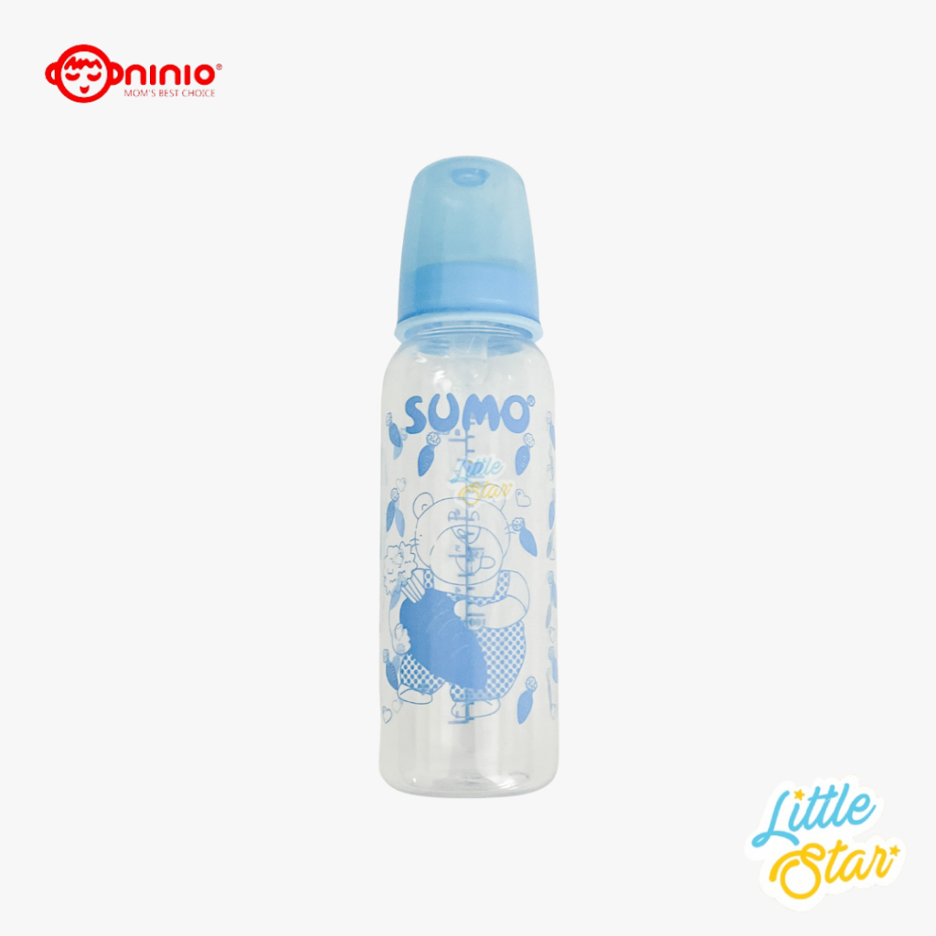 Botol Dot Susu Asi Sumo Ninio Round Bottle Tempat Minum Anak BPA Free