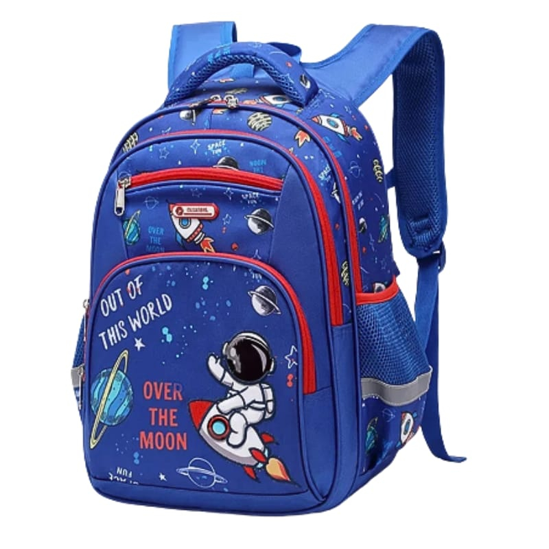 Tas Ransel Sekolah Anak Laki-laki Terbaru Motif Astronot Backpack Sekolah Laki laki Free Botol Minum Free Jam tangan Free Raincover New arrival