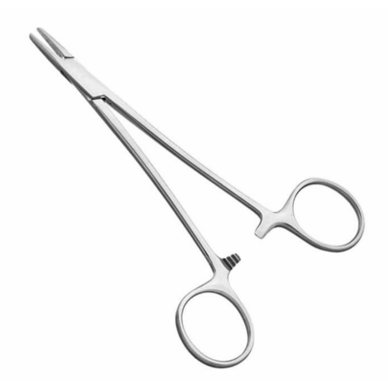 Gunting Jepit Needle Holder alat medis laboratorium