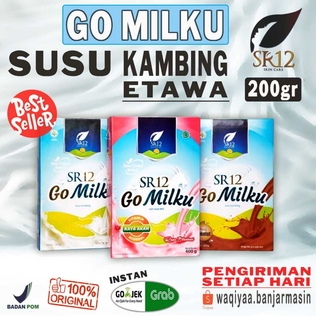 

Susu Gomilku SR12 200gr Kambing Etawa