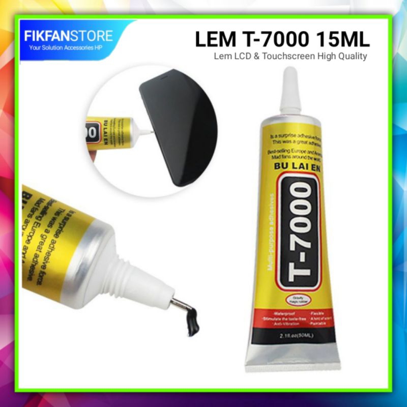 

LEM TOUCHSCREEN T7000 - LEM CASING - LEM LCD T7000 15ML CAIRAN HITAM
