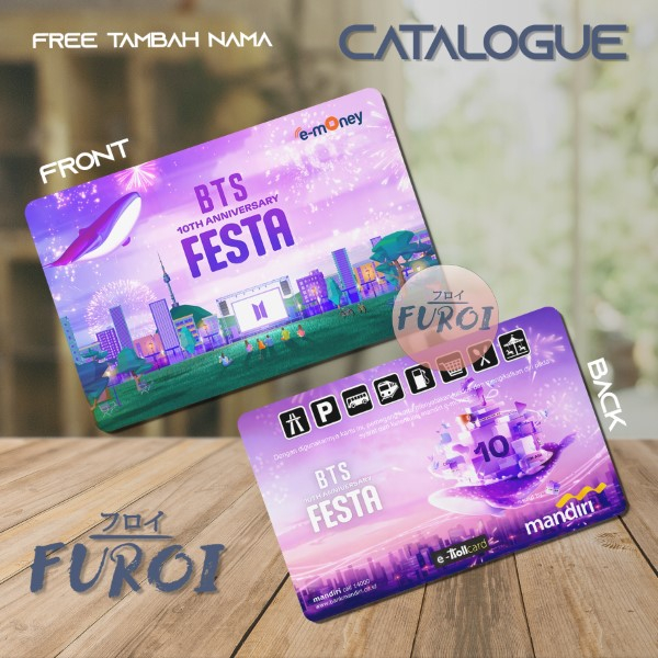 Custom Flazz BCA | Custom Emoney Mandiri | BTS Festa