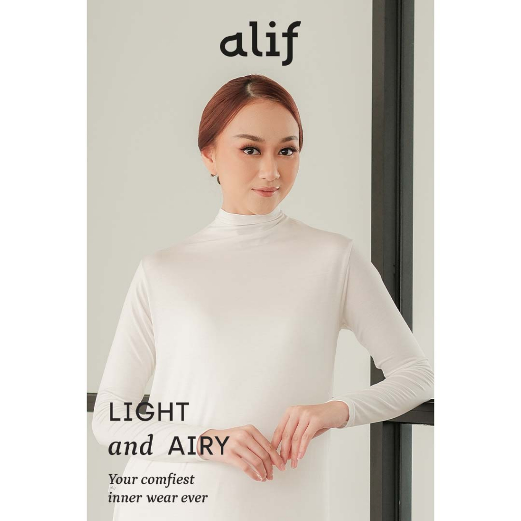 ALIF RAANA INNER DRESS - WHITE ( INR-002WH )