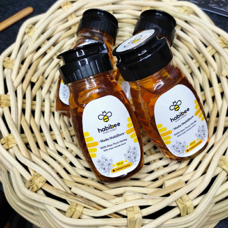 

Madu Murni Multiflora | Madu Habibee 140g ( kemasan ekonomis )