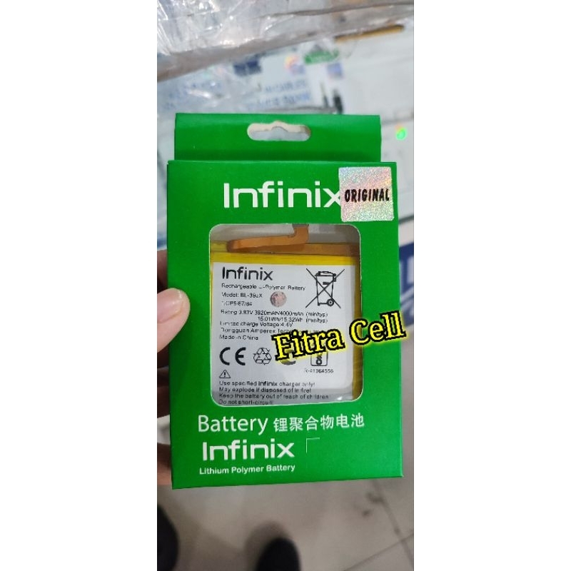 Baterai Infinix Hot S3X X662 BL39JX BL-39JX Original