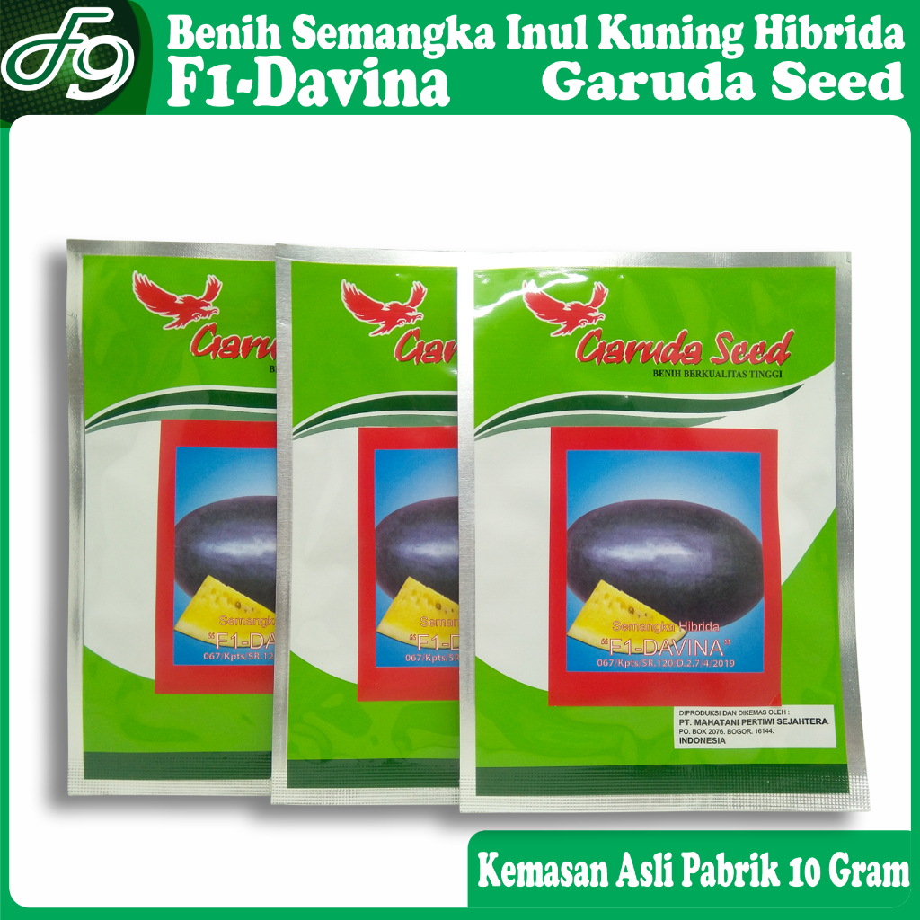 Benih Semangka Inul Kuning Hibrida F1 Davina Garuda Seed 10 gram