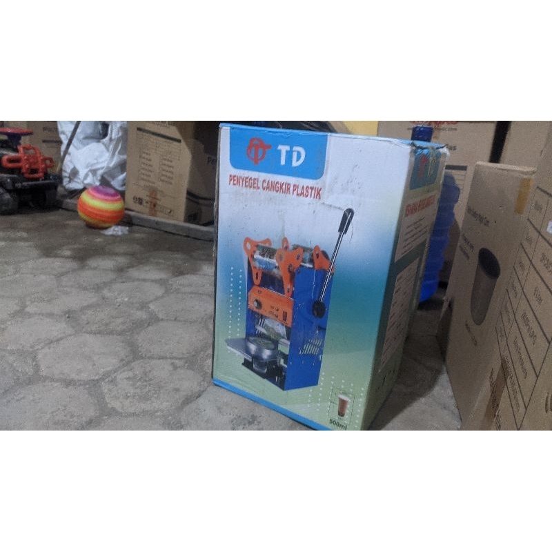 Mesin Cup sealer manual TD Alat press gelas plastik