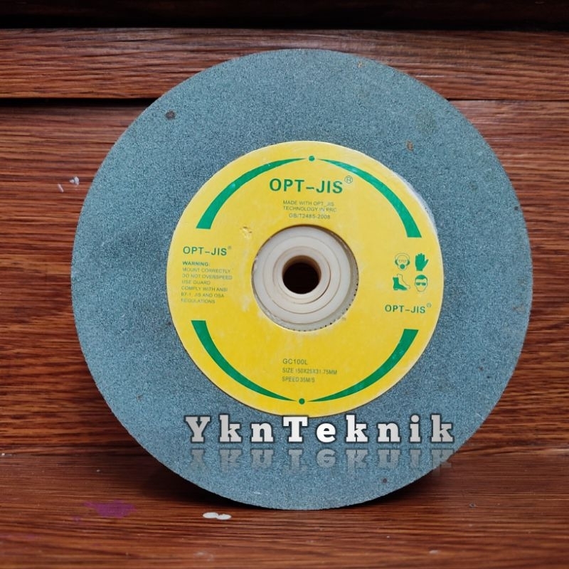 Batu Gerinda Duduk Gerinda Hijau 6 Inch Grit 100 80 120  OPT Batu Gurinda Asah Duduk Poles