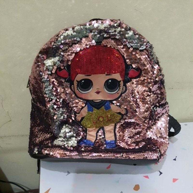 preloved tas ransel tas jinjing tas bekal tas punggung kain