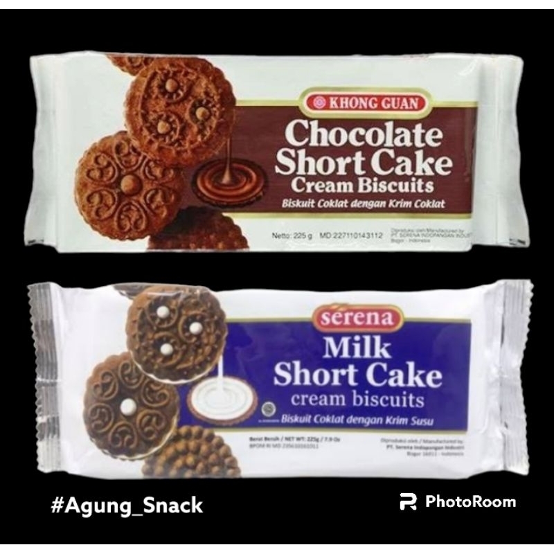 

Chocolate Short Cake Cream Biscuits 225 Gram | Khong Guan