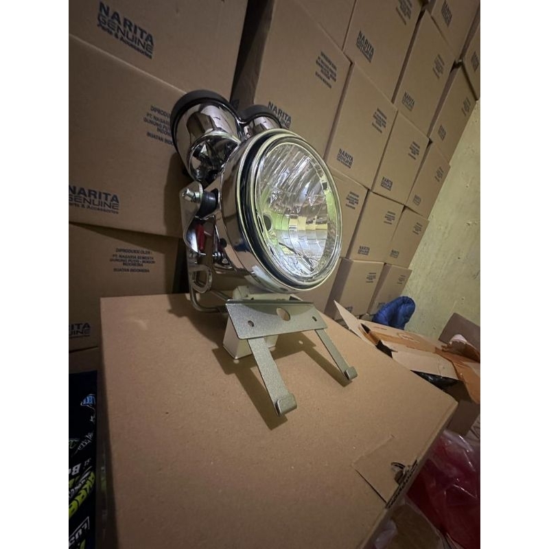 Paket Komplit Ninja SS Ninja R Vixion Reflektor Breket Plus Spidometer Ninja Komplit Berkualitas