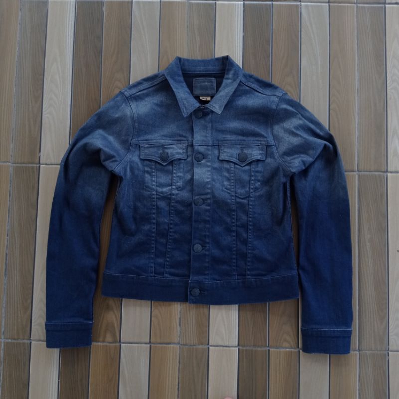 jaket denim true religion