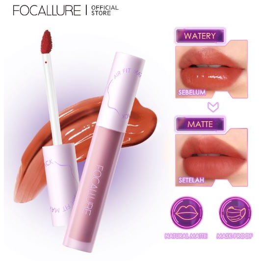 Focallure Lip Tint Matte Tahan Lama Lipstik SwitchMode