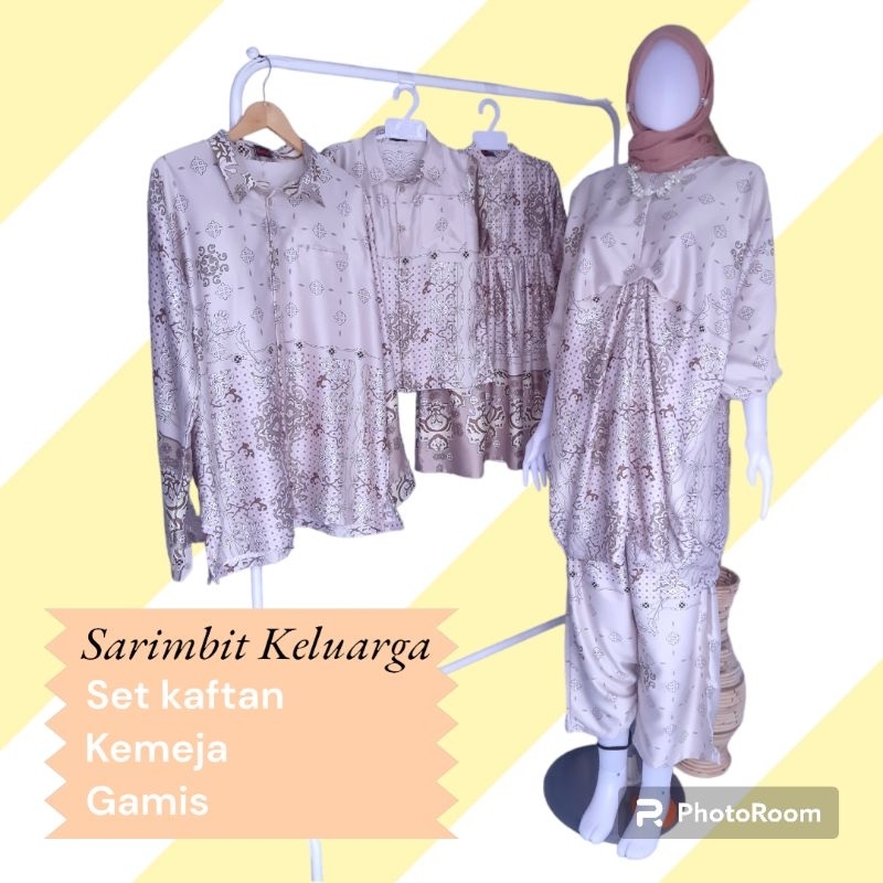 Baju Gamis Couple Sarimbit Keluarga Pasangan Muslim Lebaran Bahan Dior Silk