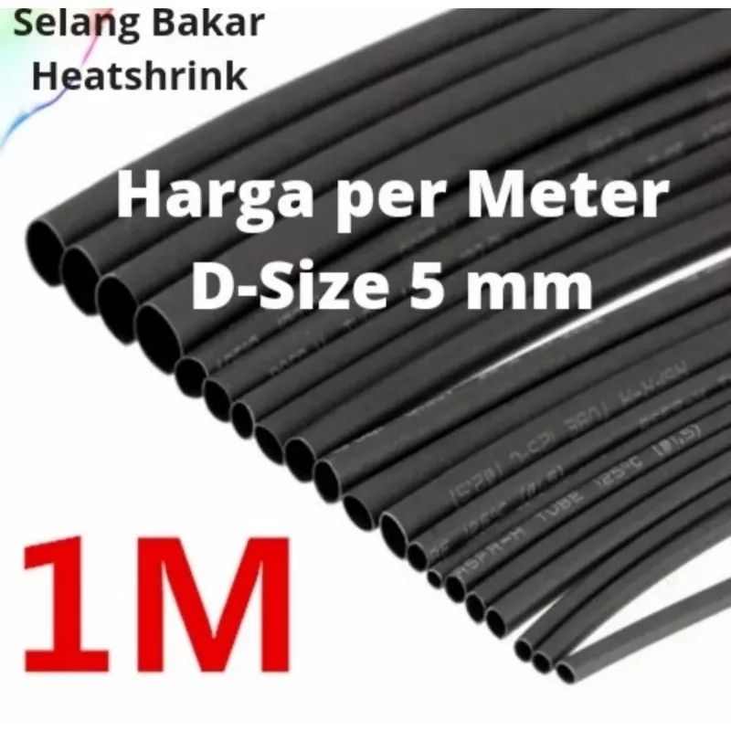 US397 Isolasi Bakar Selongsong Bakar 5MM By Toko Haji Usman