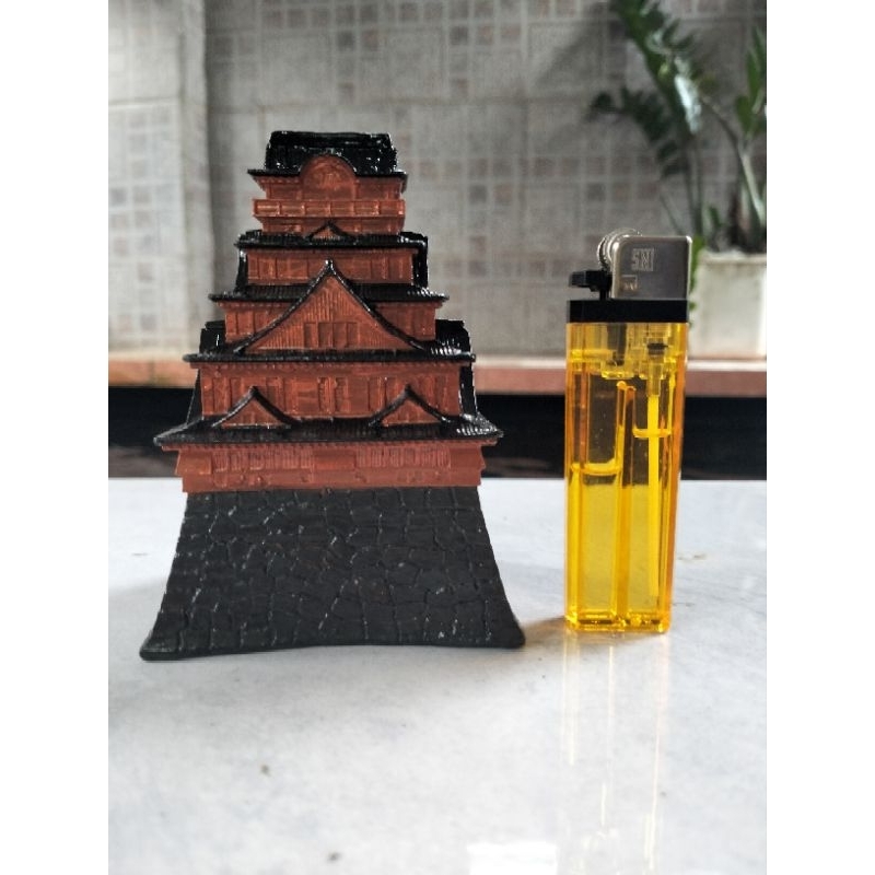 ornamen Bonsai Miniatur Castle Pot Bonsai