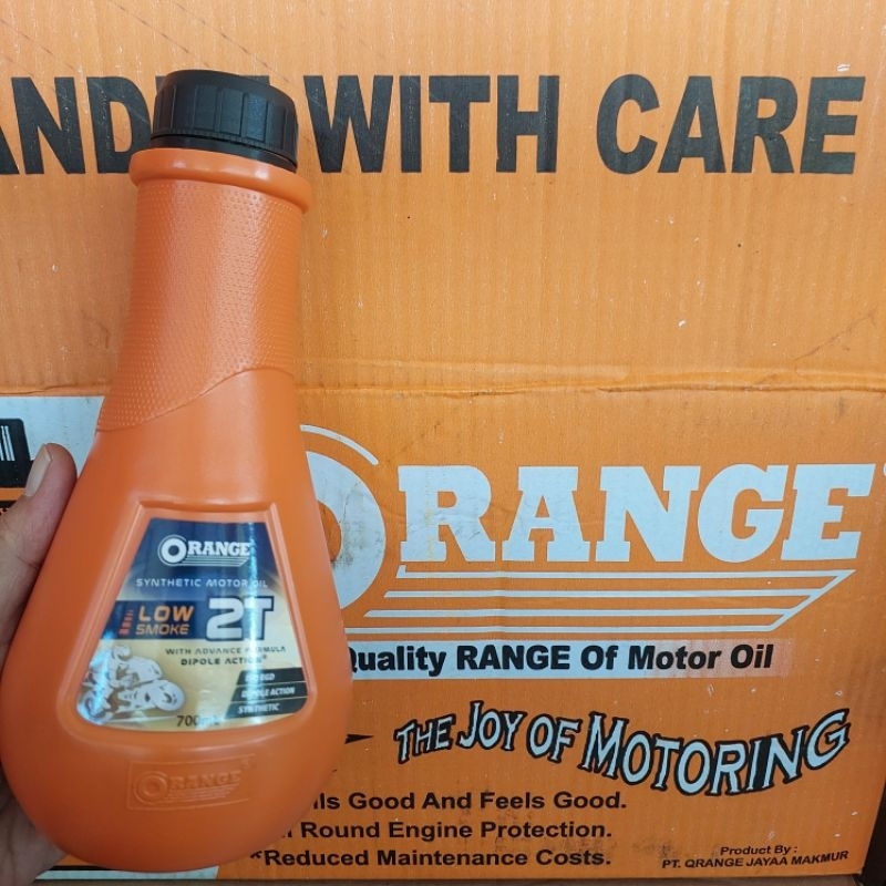 OLI 2T OLI SAMPING MOTOR 2 TAK ORANGE TUTUP HITAM AROMA JERUK 700 ML
