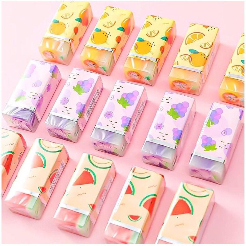 

Penghapus Buah Model Karakter Buah Eraser Pensil