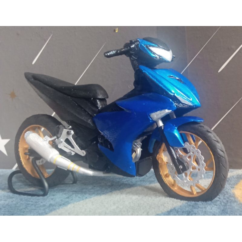 miniatur motor yamaha mx king 150 v2 modifikasi