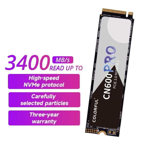 Ssd Colorful CN600 256GB Pro M.2 Nvme - M.2 Nvme CN600 Pro 256GB