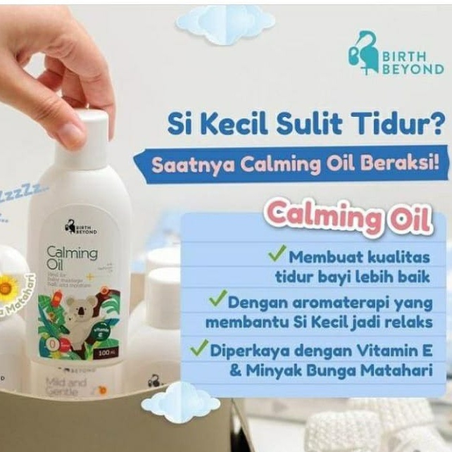 Birth Beyond Calming Oil 100ml Bantu Bayi Tidur Lebih Nyenyak