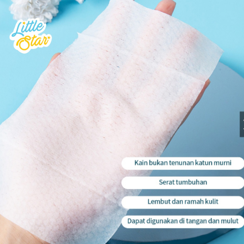 Tisu Basah Bayi 80 Sheets Baby Wipes BPA Free Non Perfumed Alkohol