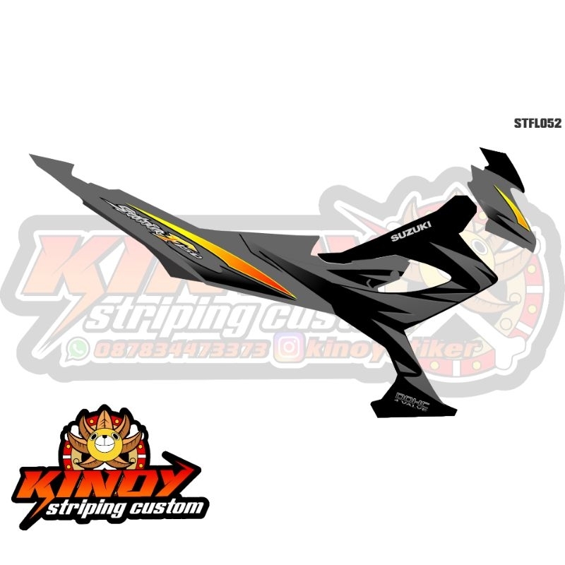 STICKER STRIPING SATRIA FU FACELIFT FL ALA ALA CKD CUSTOM