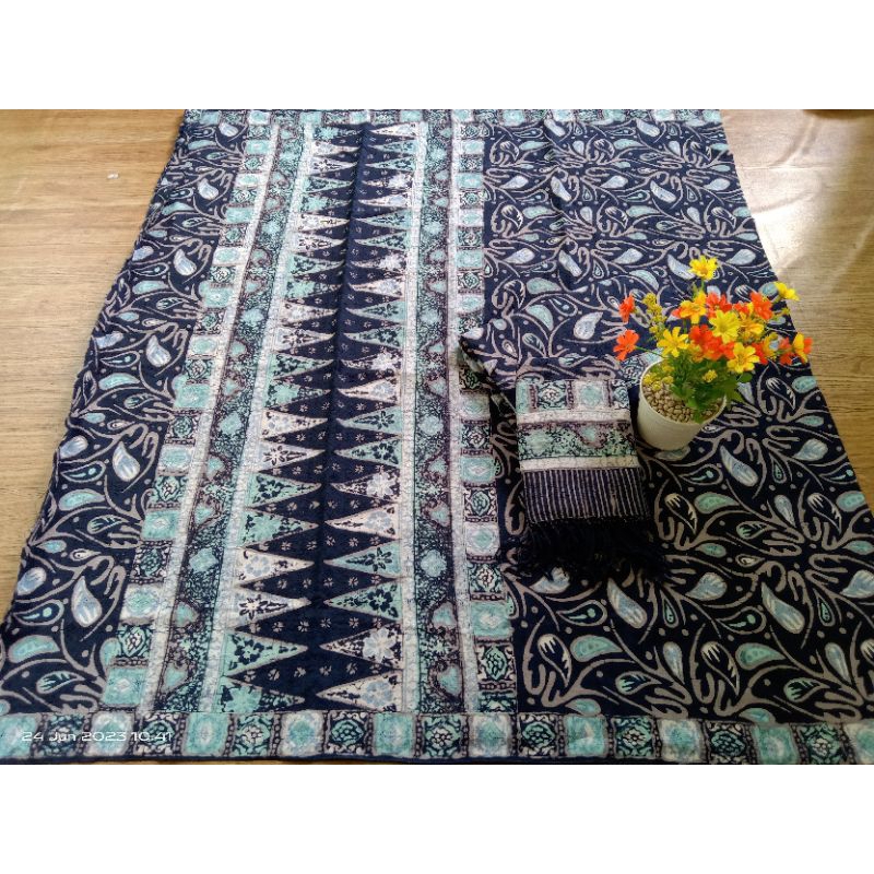 Kain batik sarimbit couple batik fariza cirebon doby dobi dobby cap tulis set setelan termurah