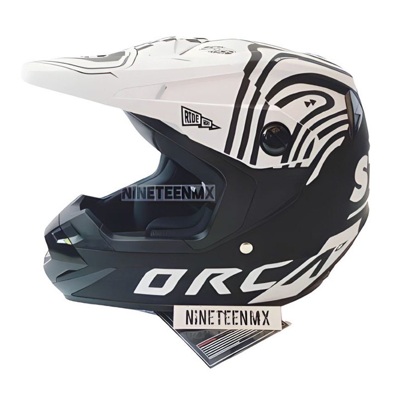 HELM CROSS ORCA VORTEX BLACK WHITE