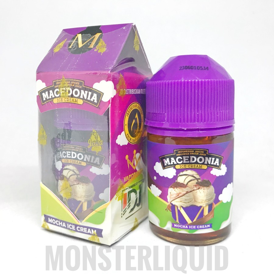 MACEDONIA V1 MOCHA ICE CREAM BY IJ X VAPORKING X IDJ 3MG 60ML