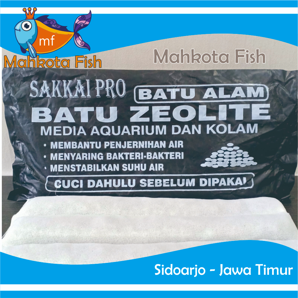 Batu Ziolit Batu Zeolite Aktif SAKKAI PRO (KEMASAN) | Ziolit | Batu Zeolit Media Filter Aquarium SAKAI PRO
