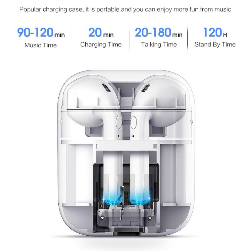 MINIGO I9S Tws Headset Bluetooth Earphone i9S Bluetooth BT i9 S Mini Wireless Stereo Audio Music Box Original import premium quality