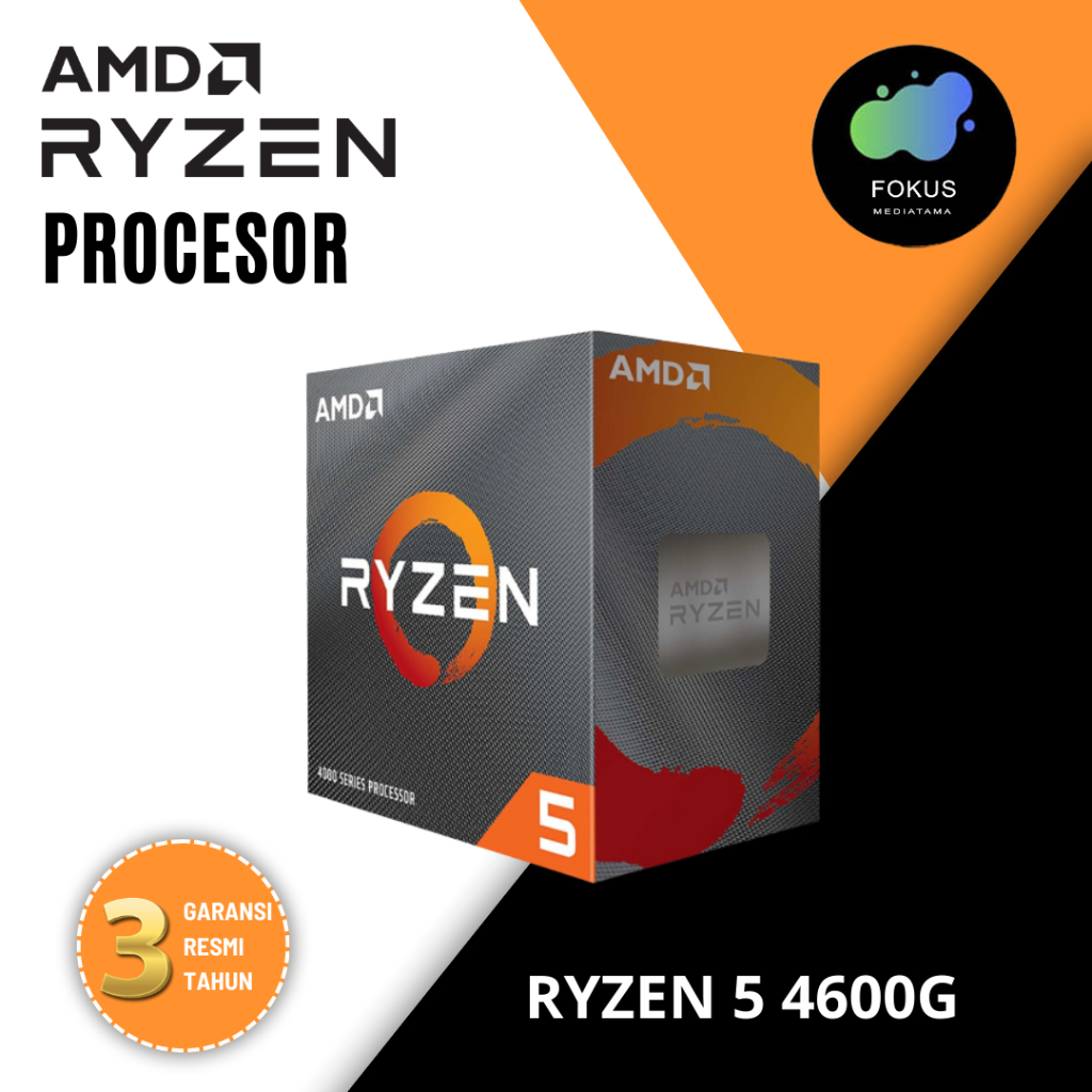 AMD Ryzen 5 4600G 3.7Ghz Up To 4.2Ghz Cache 8MB 65W AM4 [BOX]