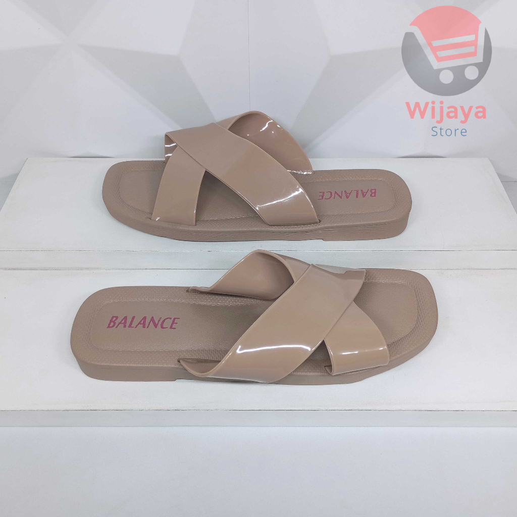 Sandal BALANCE 1246 Sendal Jelly Slop Wanita Import Cewek Perempuan
